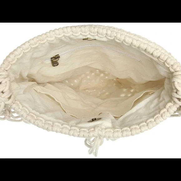 Crown Vintage Macrame Shoulder Bag - Picture 4 of 5